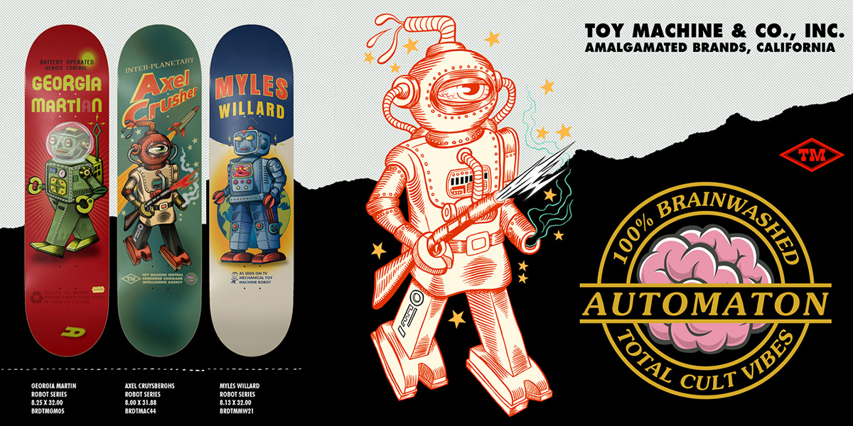 スケートブランド TOY MACHINEから新作デッキが登場！
