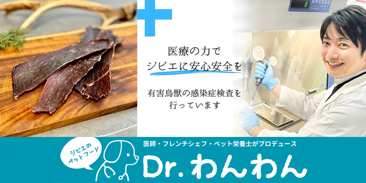医師が作ったジビエのドックフード ドクターわんわん