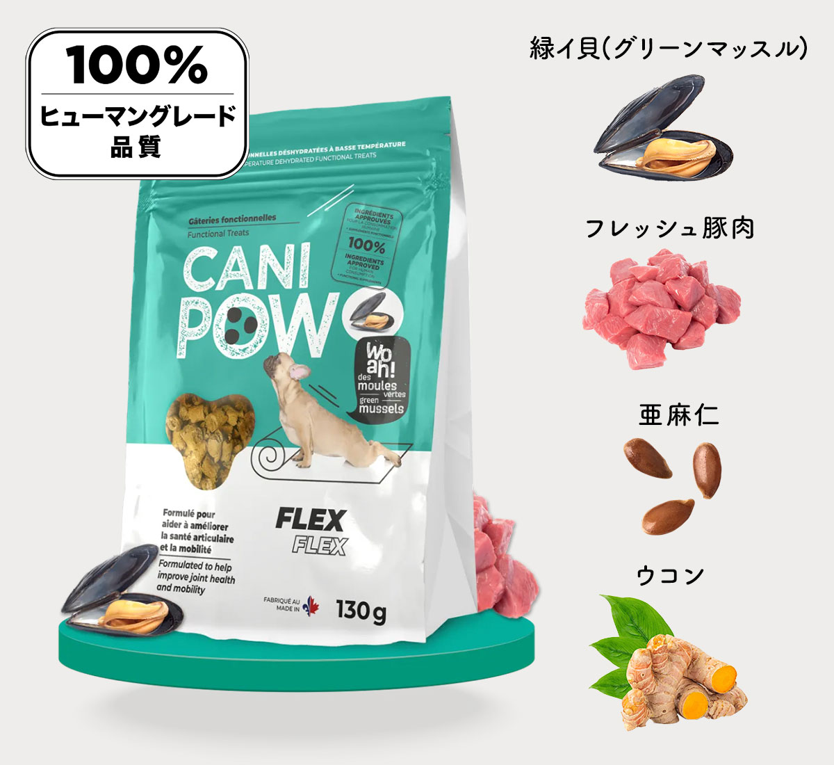 Canipow 関節サポートレシピ・トリーツ FLEX（フレックス）