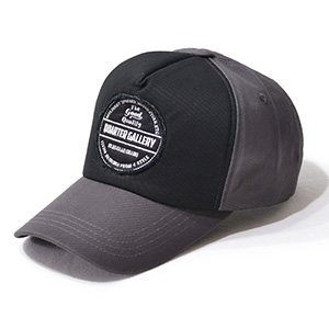 ALLツイル キャップ　BLACK&CHARCOAL