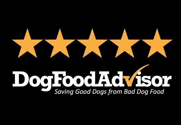 Dog Food Advisorにて最高評価の「五つ星」
