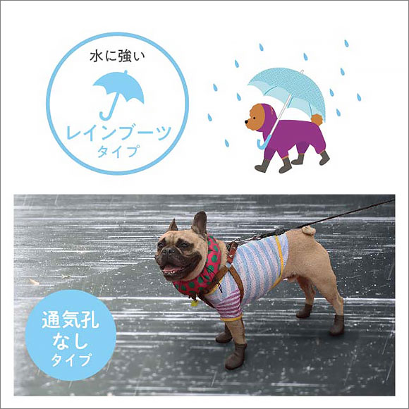 pawtect（パウテクト）は、雨の日のお散歩でも濡れません